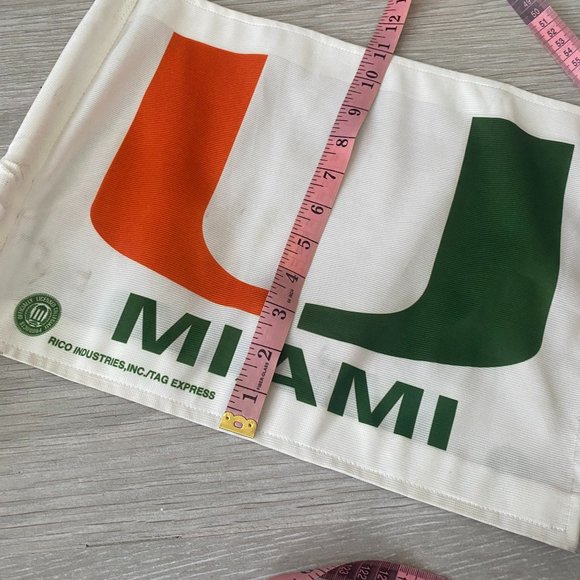 University of Miami Car Flags - Picture 3 of 3